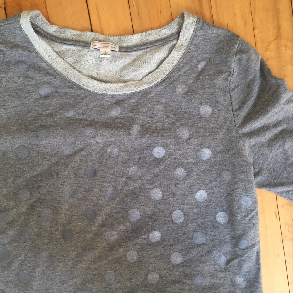 GAP Polka Dot 3/4 sleeve shirt